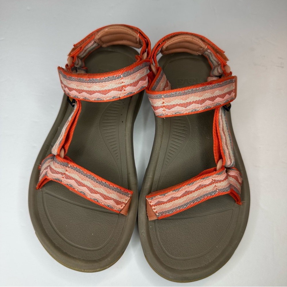 Teva Hurricane XLT2 Strap-On Sandals Orange/Pink Women Size 5 - Picture 3 of 10